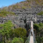 Ponte sospeso nel parco dell'Ankarana