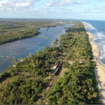Veduta aerea del Canal des Pangalanes